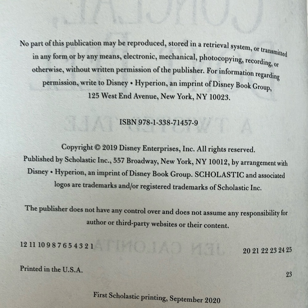 Disney Conceal, Don't Feel ( a twisted Anna & Elsa tale - )  Book Jen Calonita - Picture 4 of 7